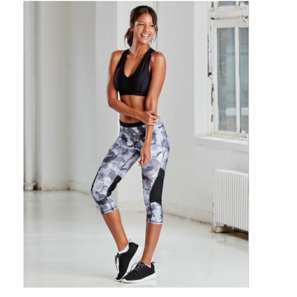 Adore Me Rati Gray Marbled Leggings with Pocket